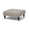Baxton Studio Keswick Beige Linen Modern Tufted Ottoman 87-4391 - alternate 2